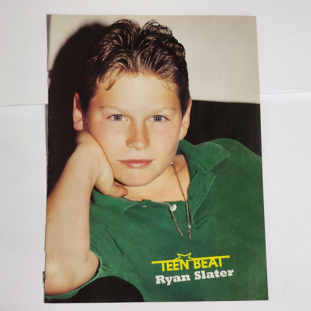 Ryan Slater & Thomas Ian Nicholas doublesided pinup poster clipping vintage 8x10